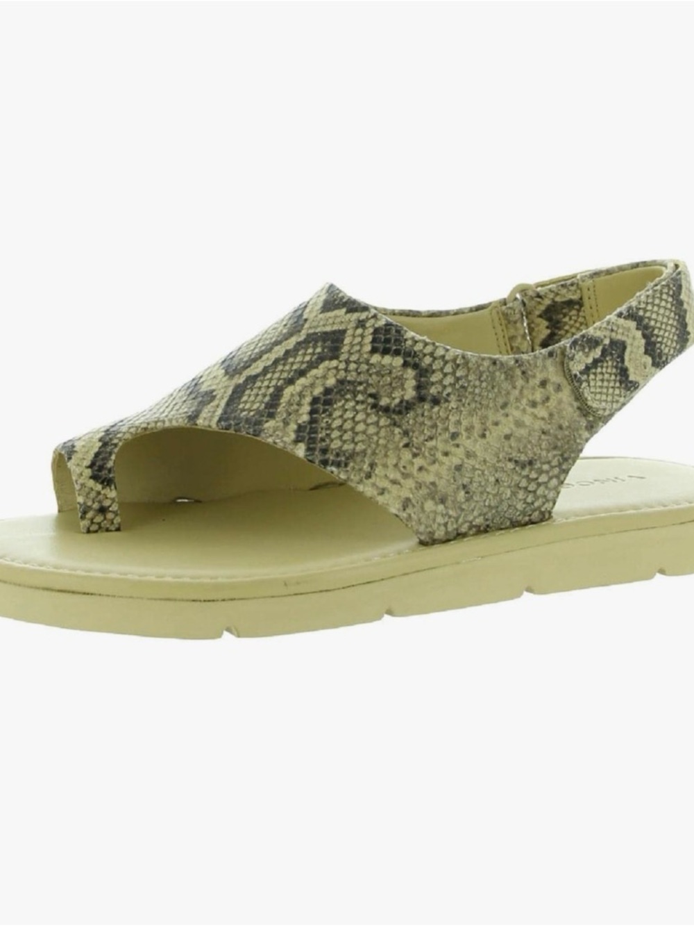 Vince Olsen Snake Print Leather Slingback Sandal | Size 8 | Great Condition - Picture 2 of 7
